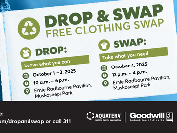 Refresh Your Wardrobe and Reduce Waste at Drop & Swap October 4, 2025