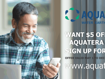 Aquatera Encourages Customers to Sign Up for eBill Service with Incentive Offer