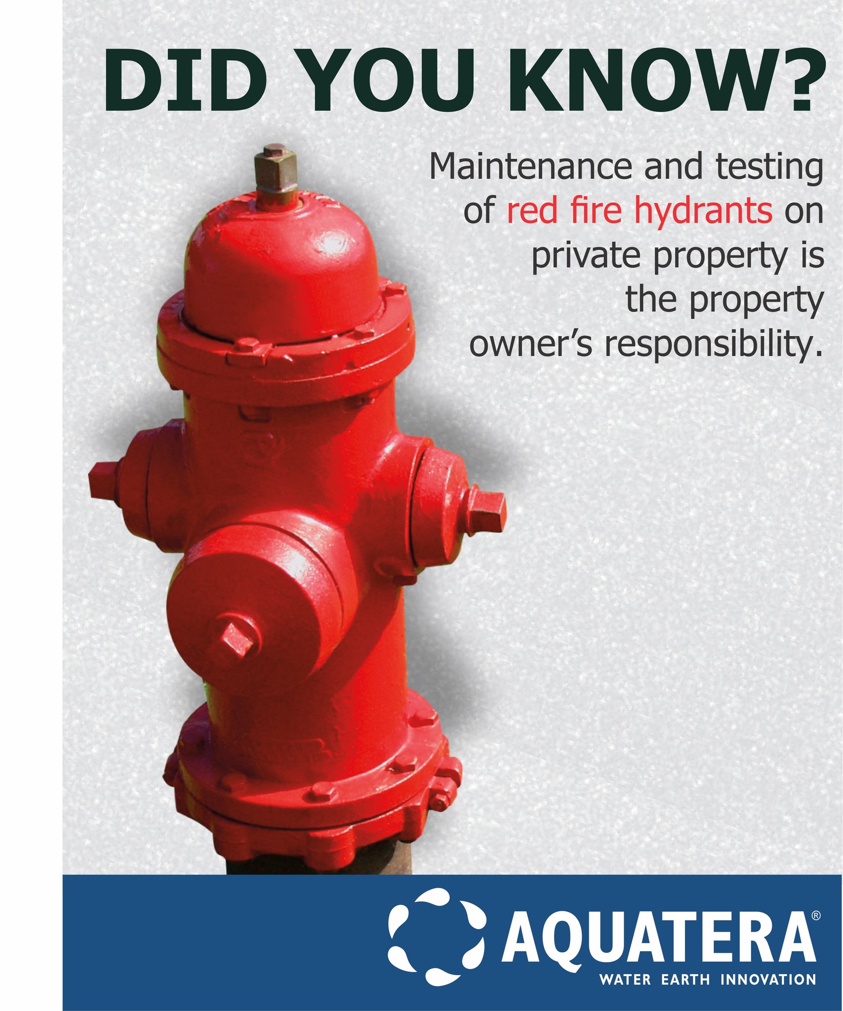 hydrant repair and maintenance aquatera