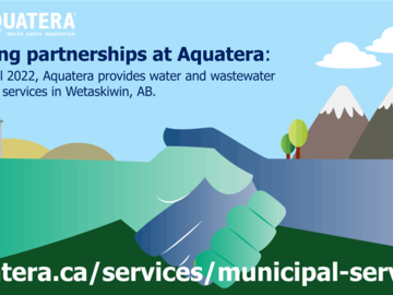 Aquatera to Operate and Maintain Water/Wastewater Facilities for City of Wetaskiwin