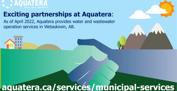 Aquatera to Operate and Maintain Water/Wastewater Facilities for City of Wetaskiwin